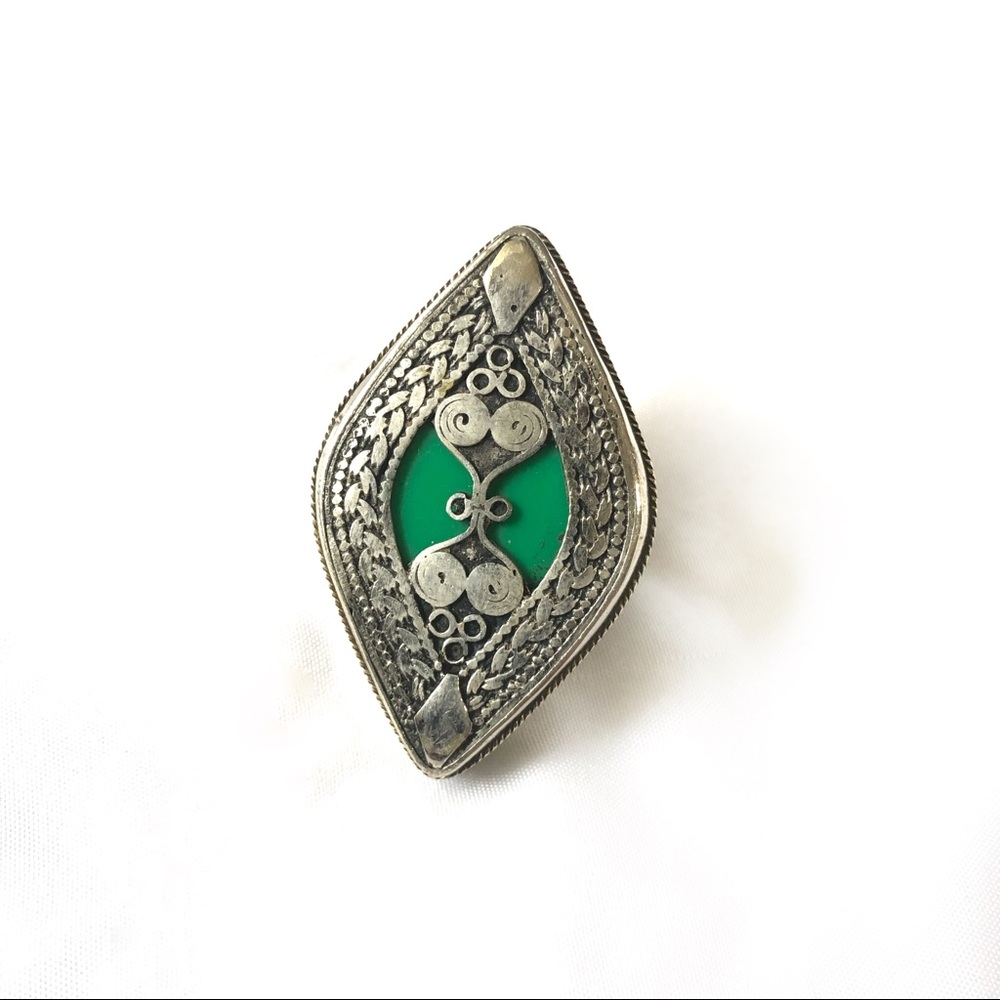 Boho Afghani Statement Ring Nwot - image 2